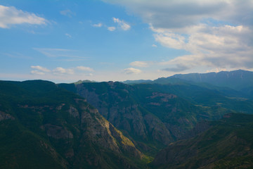 Naklejka premium Beautiful Summer Nature Armenia Mountains Canyons 