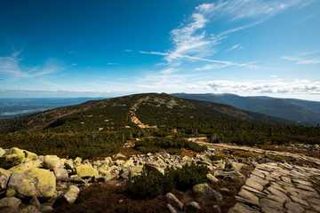 trip to mountains krkonoše national park
