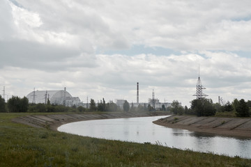Fototapeta na wymiar Chernobyl nuclear power plant 
