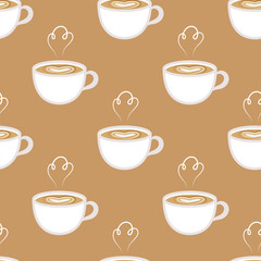 Coffee with love pattern