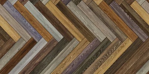 Deurstickers Hout textuur muur Naadloze houten parketstructuur horizontale visgraat diverse
