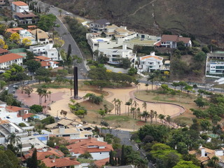 Naklejka premium Pope's Square seen from the viewpoint of the Mangabeiras Park - MG - Brazil