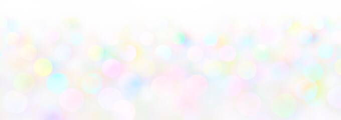 Glitter Abstract background Bokeh Panorama