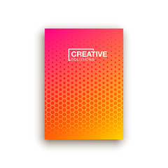 Stylish colorfull dots point banner templates, points gradient backgrounds for business cover. Curve shapes dot edge halftone texture gradient banners set.