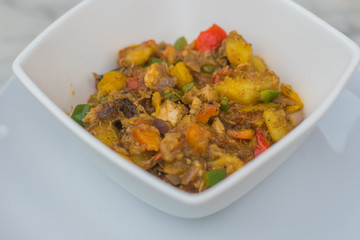 bowl of vegetable soup