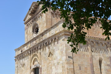 Fototapeta na wymiar Cattedrale di Santa Maria di Monserrato Tratalias Sardynia