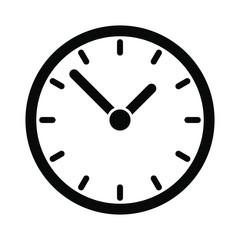 Clock icon, time icon vector