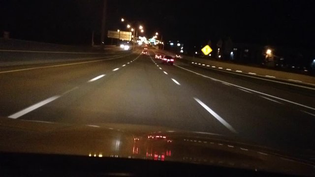 conduire de nuit