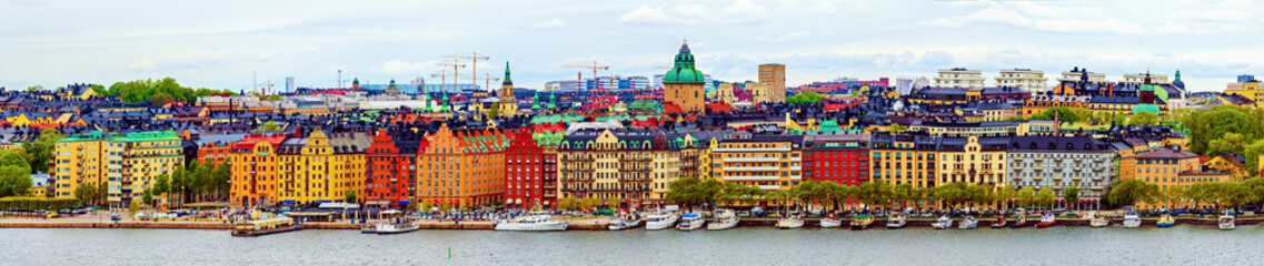 Vue sur la ville de Stockholm