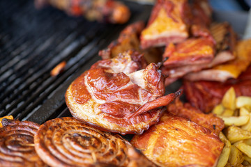 pictures with Food from a Romanian street food festival