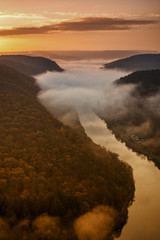 Saar Loop in the morning fog