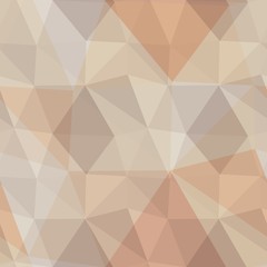 Geometric pattern. Broken glass in gray and soft peach color. Kaleidoscope.
