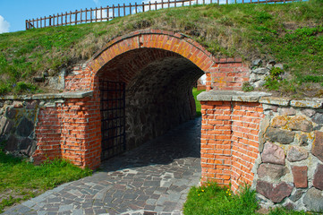 Old stone and brick wall