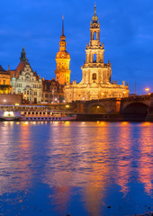 Fototapeta premium Embankment of Dresden, Germany