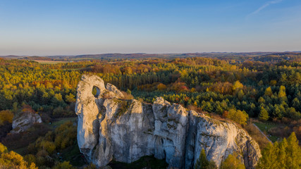 view of mountains and river © Piotr