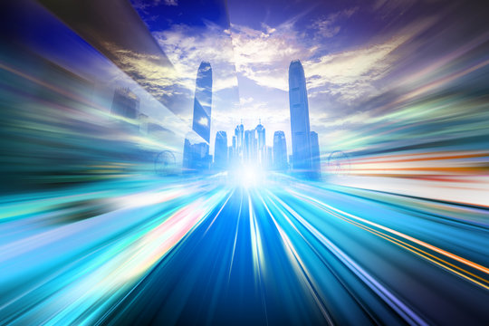 Hong Kong City Nightscape