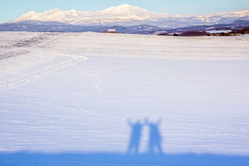 北海道の冬景色