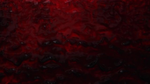 Blood dripping down along the screen transition