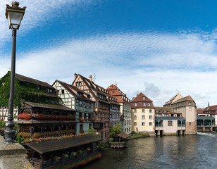 historic old town and La Petite France neighborhood in Strasbourg
