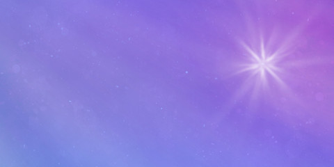 star in purple sky graphic