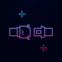 Obraz premium Seatbelt, airplane, airport nolan icon. Simple thin line, outline vector of airport icons for ui and ux, website or mobile application