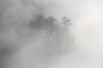 Saarschleife im Nebel - Deutschland