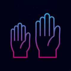 Volunteer blood nolan icon. Simple thin line, outline vector of blood donation icons for ui and ux, website or mobile application