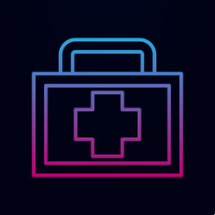 Firs aid kit nolan icon. Simple thin line, outline vector of blood donation icons for ui and ux, website or mobile application