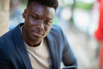 Obraz premium A Portrait of a Young Businessman