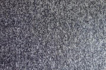 Dark blue melange woolen fabric from above