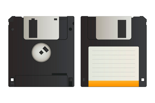 Black Floppy Disk