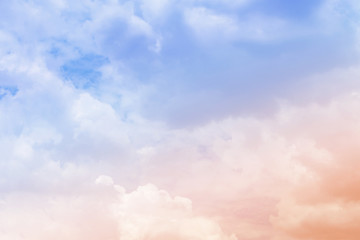 blue sky with clouds