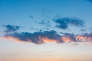 sky with clouds