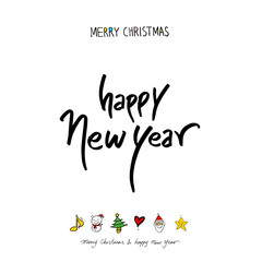 성탄절 / 손으로 그린 성탄절 카드