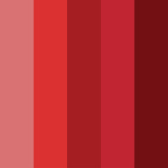 Red color palette vector illustration set