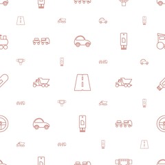 Obraz premium drive icons pattern seamless white background
