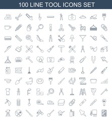 100 tool icons