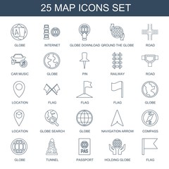 25 map icons