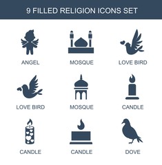 9 religion icons