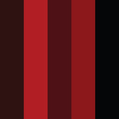 Red color palette vector illustration set