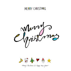 성탄절 / 손으로 그린 성탄절 카드