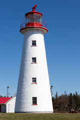 Fototapeta na wymiar Point Prim Light House Museum in PEI, Canada