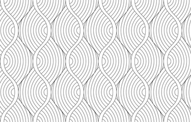 Vector geometric pattern. Abstract stylish background with texture of abstract leaves or flower.  Floral organic background. pattern is on swatches panel