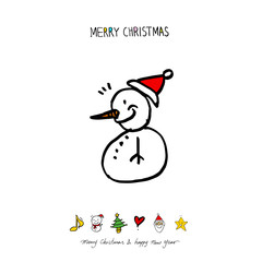 성탄절 / 손으로 그린 성탄전 카드