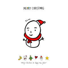 성탄절 / 손으로 그린 성탄전 카드