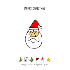 성탄절 / 손으로 그린 성탄전 카드