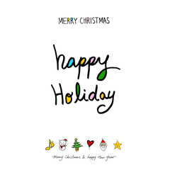 성탄절 / 손으로 그린 성탄전 카드