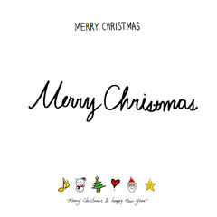 성탄절 / 손으로 그린 성탄전 카드