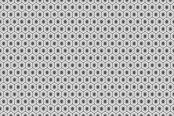 Abstract hexagonal grid seamless background.