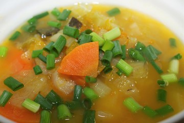 カボチャと人参のスープ